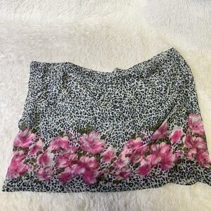 Infinity Scarf Women’s pink Floral Cheetah Polyester Soft Print Lightweight
